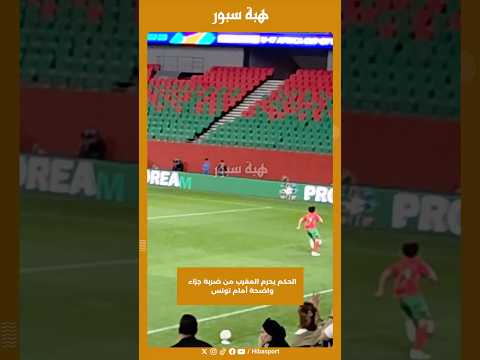 الحكم يحرم المغرب من ضربة جزاء واضحة أمام تونس