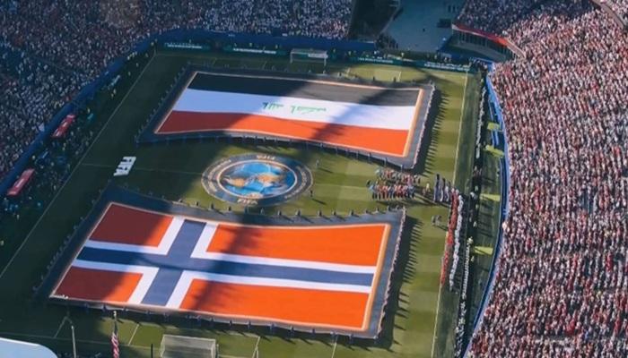 المنتخب العراقي يتقدم بطلب إلى الفيفا بسبب عبارة “الله أكبر” في علمه الوطني