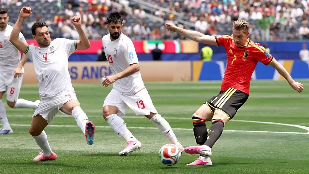 تعادل سلبي بين بلجيكا وإيران في الجولة الثانية من مونديال 2026