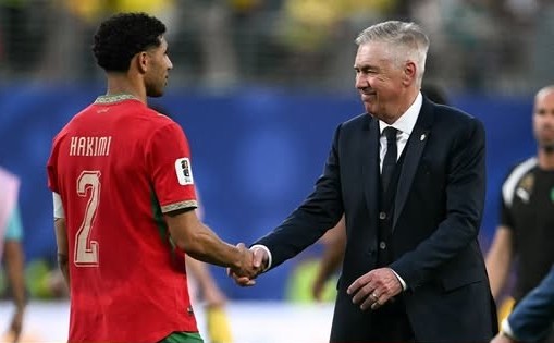 أنشيلوتي يشيد بقوة المغرب بعد تعادل البرازيل في افتتاح المونديال