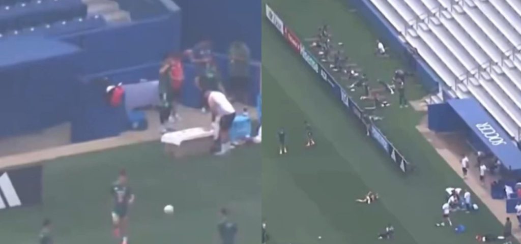 رغم رفض بيتكوفيتش.. قناة أمريكية توثق تدريبات المنتخب الجزائري بـ"الدرون"