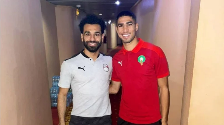 حكيمي وصلاح