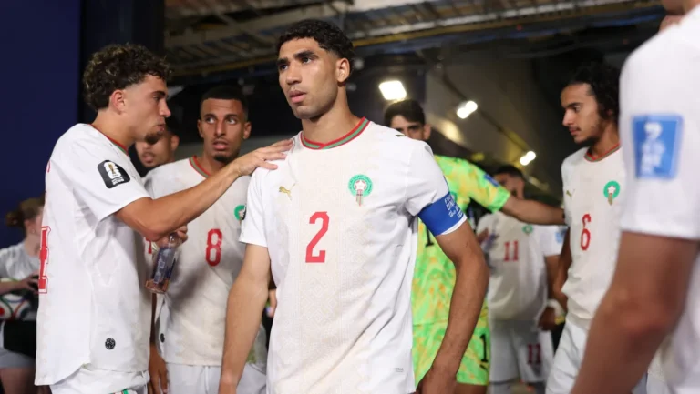 إنجاز تاريخي من أشرف حكيمي في مباراة إسكتلندا