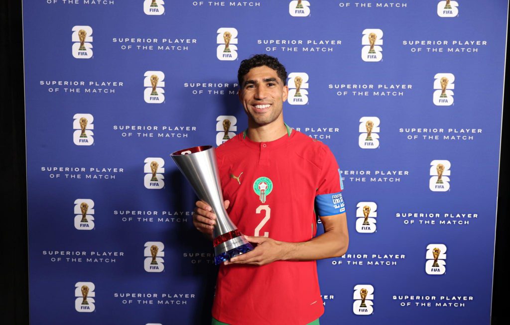 رقم قياسي جديد.. حكيمي يتربع على عرش أفريقيا في المونديال