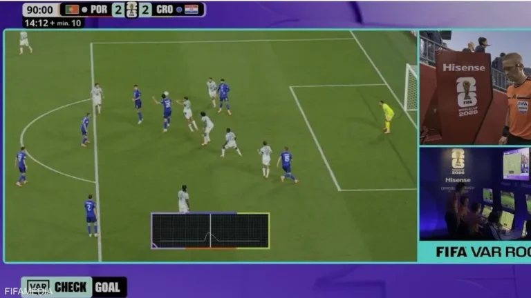 الفيفا تحسم الجدل بشأن هدف كرواتيا الملغي أمام إسبانيا