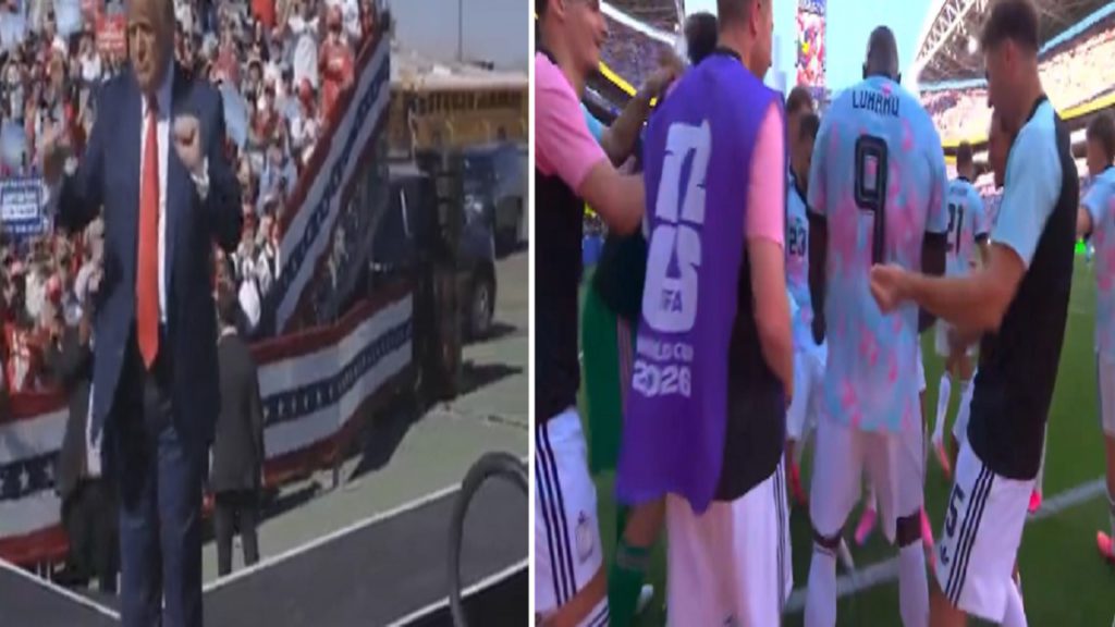 لاعبو منتخب بلجيكا يسخرون من دونالد ترامب (فيديو)