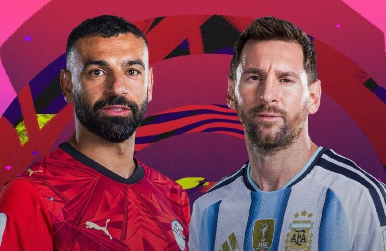 مباراة الأرجنتين ومصر.. صحيفة إسبانية تشعل المواجهة بصدام "الملك والفرعون"