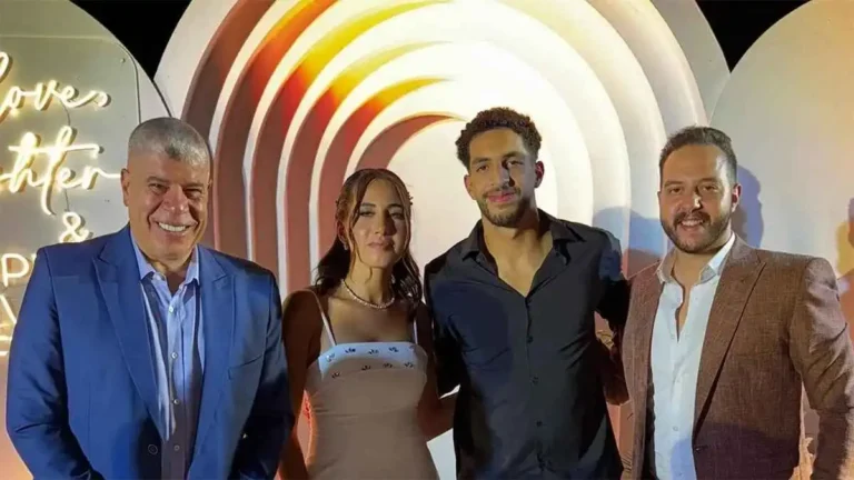 مصطفى شوبير يحتفل بعقد قرانه يعد انتهاء مشواره في كأس العالم