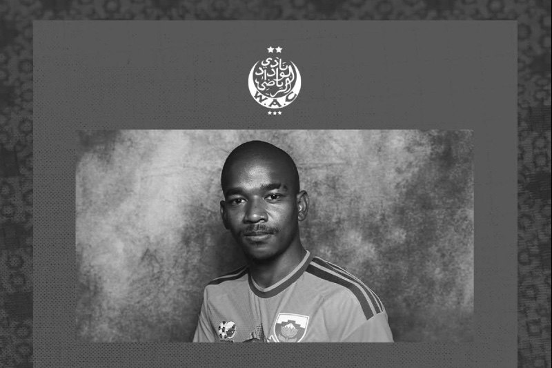 الوداد الرياضي يعزي في وفاة نجم صن داونز جايدن آدامز
