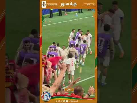 لقطة اليوم.. الصيباري يشارك اللاعبين فرحة الهدف رغم الإصابة