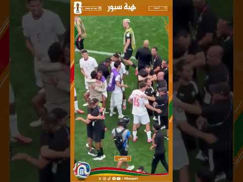 فرحة وعناق.. الأسود يحتفلون بالتأهل لربع نهائي المونديال