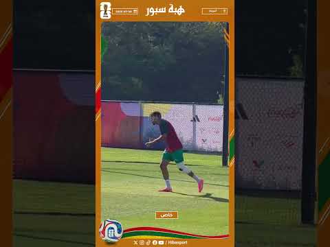 شادي رياض يقرأ الفاتحة قبل إلتحاقه بزملائه في التداريب
