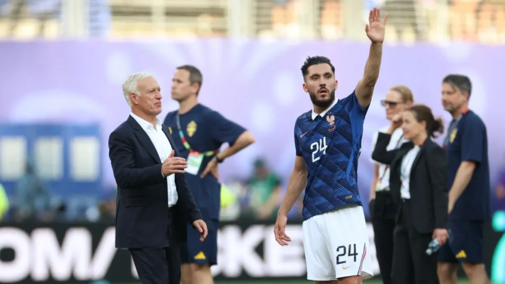 ريان شرقي يتجاهل ديشامب ويشعل أزمة في كواليس المنتخب الفرنسي