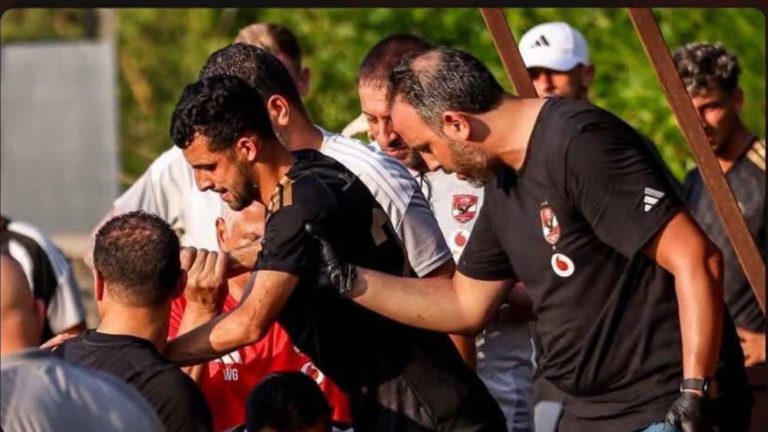 ضربة موجعة للأهلي.. بلعمري يتعرض لإصاية قوية