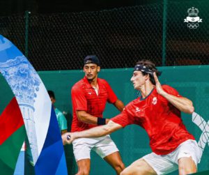 ياسين الدليمي ويونس العلمي لعروسي يتوجان بذهبية التنس