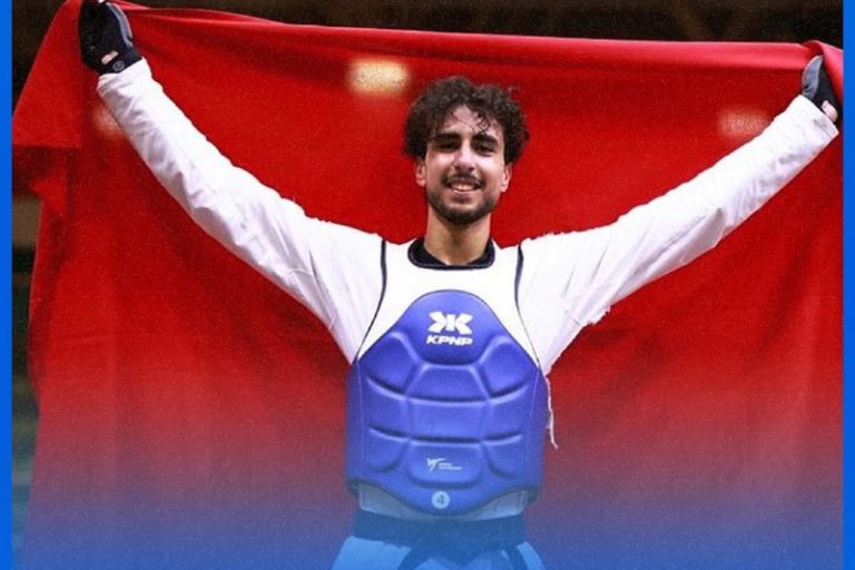 هيثم الزغوطي يهدي المغرب فضية التايكواندو في ألعاب البحر الأبيض المتوسط