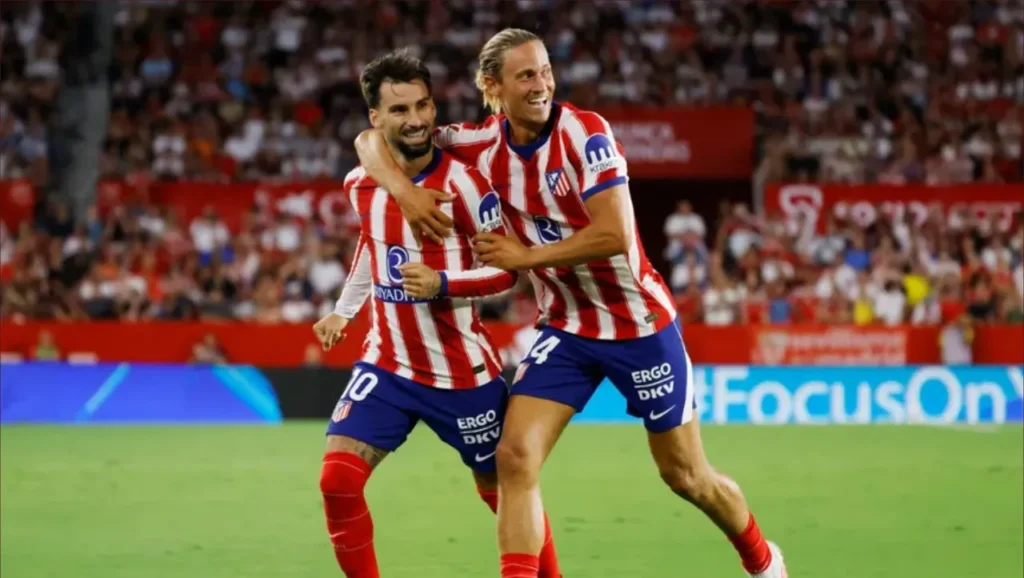 أتلتيكو مدريد يضرب بقوة في إشبيلية
