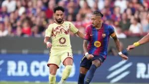 حمزة يهز شباك الأهلي المصري.. برشلونة يحسم مواجهة كأس خوان غامبر