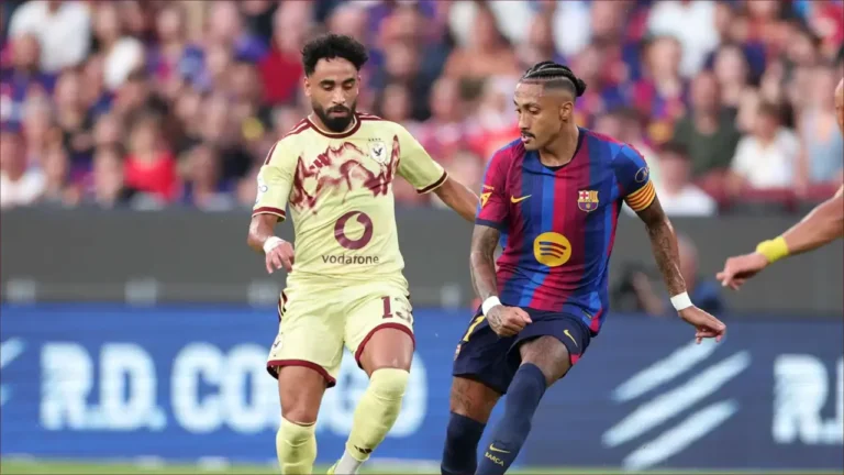 حمزة يهز شباك الأهلي المصري.. برشلونة يحسم مواجهة كأس خوان غامبر