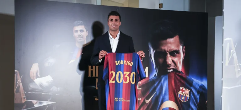 صفقة رودري وبرشلونة بدأت من حفل زواج!