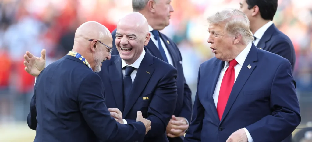 واقعة محرجة لدي لا فوينتي مع دونالد ترامب بعد نهائي كأس العالم 2026