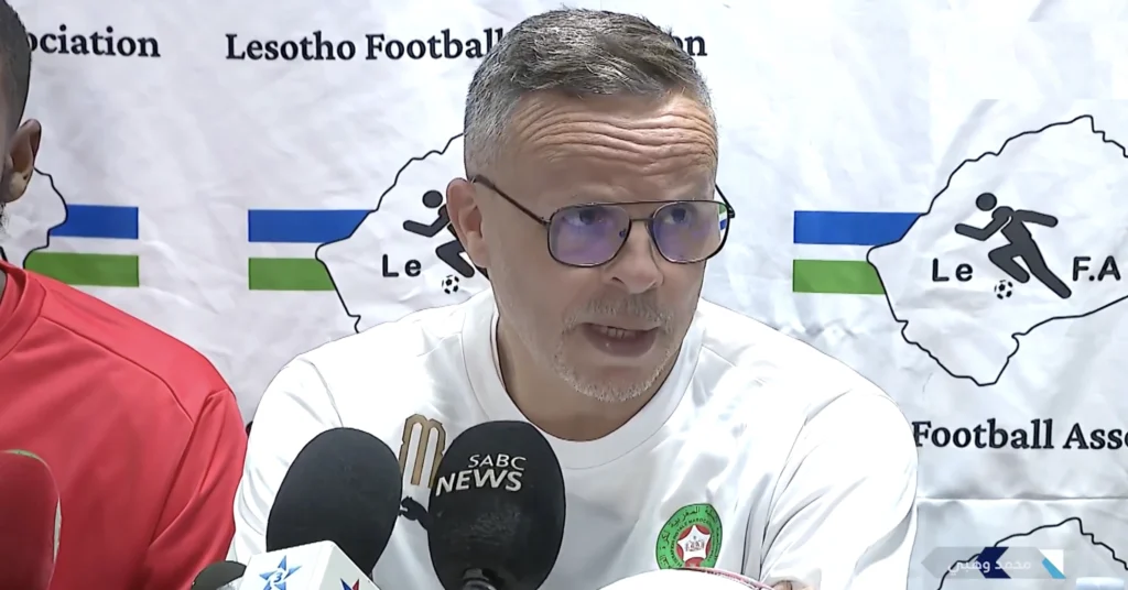 وهبي يحدد مكاسب المنتخب المغربي بعد الفوز على ليسوتو وما يحتاج إلى التطوير