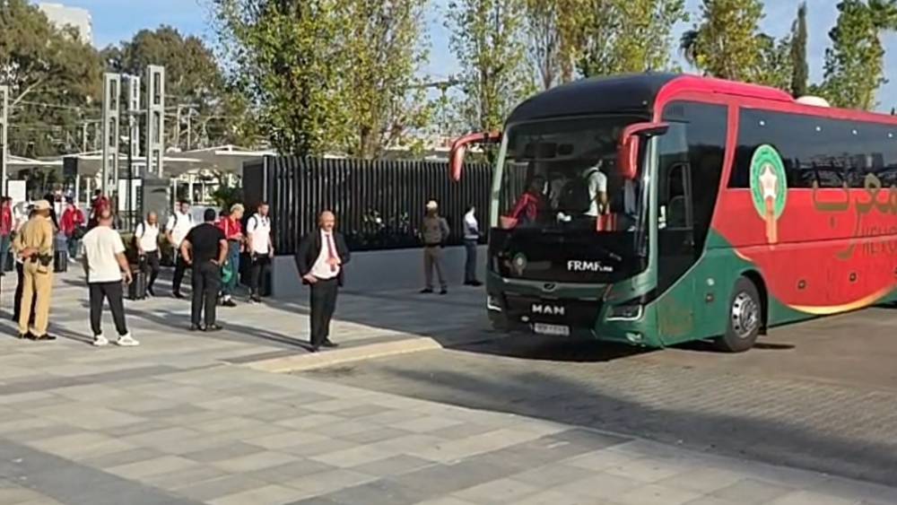 قبل مواجهة مالي.. المنتخب المغربي يصل إلى طنجة على متن البراق
