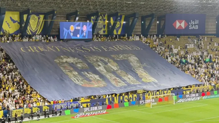 جماهير النصر السعودي تفاجئ كريستيانو رونالدو برسالة خاصة (فيديو)