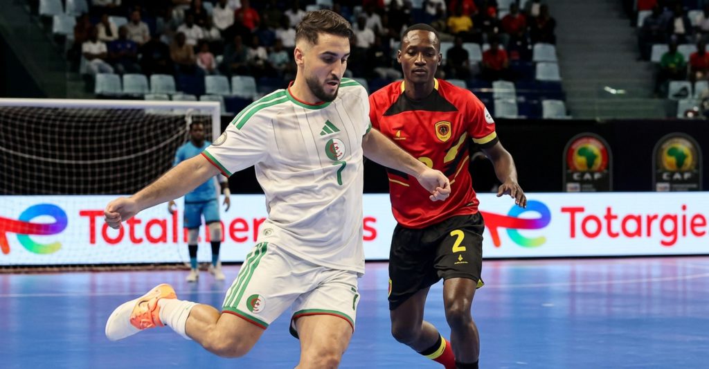 ريمونتادا أنغولية مجنونة تقصي الجزائر وتبلغ نهائي كأس أمم إفريقيا للفوتسال
