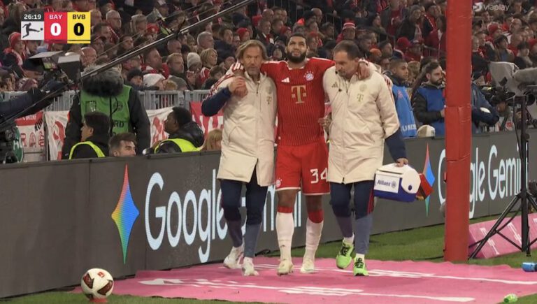 الصيباري يتعرض لإصابة قوية أمام بوروسيا دورتموند في كلاسيكو ألمانيا (فيديو)