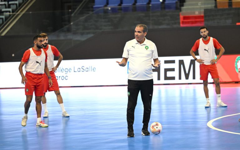 المنتخب الوطني للفوتسال ينهي استعداداته لمواجهة الجزائر