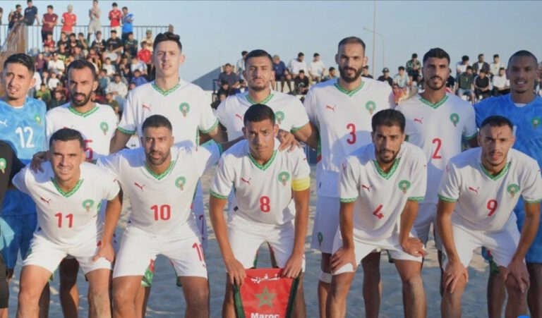 برنامج المنتخب المغربي للكرة الشاطئية في رحلة البحث عن اللقب العربي